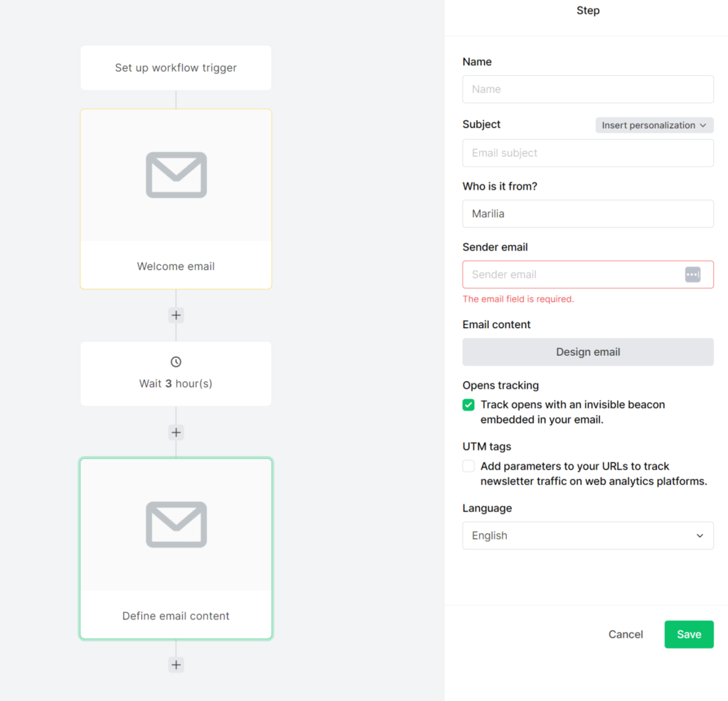 Mailerlite vs ActiveCampaign: Mailerlite Automation